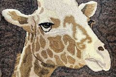 "Giraffe" featured in magazine of The Association of Traditional Hooking Artists